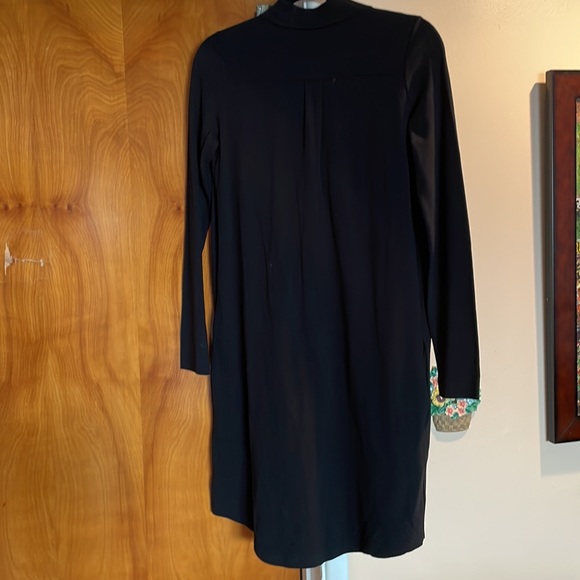 NEW Black Lacoste Shirt Dress size 0 - Picture 4 of 4